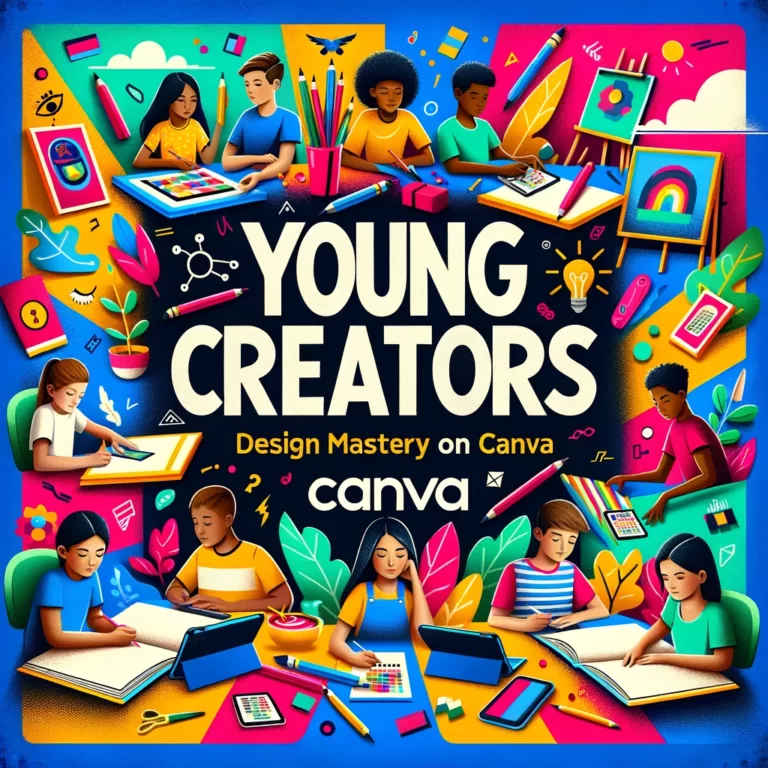 Young Creators: Design Mastery on Canva (Ages 10-15)